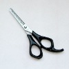 6'' barber hair thinning scissors in Qshape PP handle