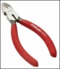 6"dipped handle curved nose pliers