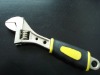 6'' double color PVC grip adjustable wrench spanners