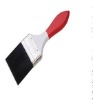 60% top pure balck boiled bristle and colored wooden handle paint brush HJFPB63319