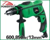 600/850w 13mm impact drill