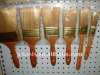 6PCpure polyester Paint Brush with wooden handle