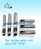 6pc Hollow Punch set