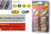 6pc folding torx hex key set