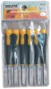 6pcs Carbon Steel and Chrome Finisehd Pouch Packing Precision Screwdriver Set