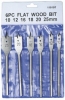 6pcs Flat Wood Bits Set