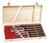 6pcs HSS Wood Turning Tools Set in America Walnut Handle