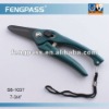 7-3/4" carbon steel S6-1037 gardening scissors