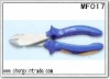 7" Chrome Plated Big Head Diagonal Pliers