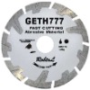 7'' Dry cutting diamond saw blade--GETH