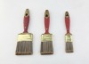 70mm/50mm/35mm plastic handle economic synthetic fiber hair paint brush