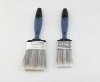 70mm/50mm professional bicolor rubber handle pure tapered polyester hair paint brush