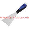 7161A Carbon Steel - Stainless Steel Flexible Putty Knife with plastic handle