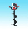 71CC,3.2KW earth auger with 100mm,200mm,300mm drill