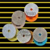 75mm diamond wet polishing pad: white polishing pad