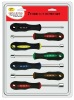 7PCS screwdriver SET - PP WITH TPR HANDLE