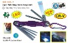 7pc folding torx hex key set with led light