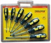 7pcs CR-V Chrome Finished Screwdriver Set