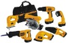 7pcs cordless tool set