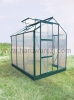 8*8FT aluminum green house with two doors