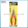 8" LONG NOSE STEEL PLIERS.