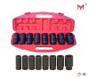 8 Piece 3/4" Metric Deep Wall Impact Socket Set