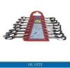 8pcs Ratchet Combination Wrench Set