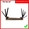 8pcs folding hex allen key sizes