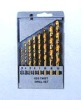 8pcs hss titanium twist drills set