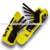 9 Piece Folding Lock Hex Key Wrench