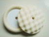 9" concavity wave velcro foam polishing pad