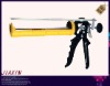 9" half cylinder dual cartridge rod rotating type caulking gun,dual caulking gun,double component caulking gun