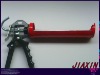 9" manual caulking gun aluminum handle & trigger double caulking gun,dual cartridges caulking gun