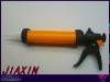 9" plastic material aluminum handle&trigger manual sausage caulking gun,best caulking gun
