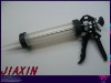 9" plastic material aluminum handle &trigger manual sausage caulking gun,plastic sausage caulking gun