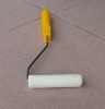 9''white wool with plastic handle paint roller brush