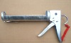 9'' zinc plated caulking gun with rod with teeth