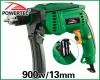 900w 13mm impact drill