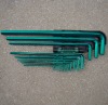9pc long arm hex key wrench set