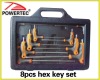 9pcs hex key set