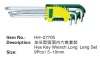 9pcs hex key wrench long extral lenth set