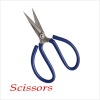 A6 Traditional strong blue rubber handle carbon steel blade traditional scissors