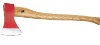 A615 axe with wooden handle