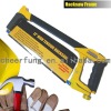 ALL ALUMINUM PRESSURE CASTING HACKSAW FRAME WITH RUBBER-COVERED HANDLE AND SQUARE TUBE