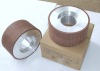 Abrasive centerless grinding wheel for carbide