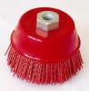 Abrasive cup brush