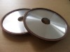 Abrasive dished diamond grinding wheel