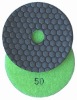 Abrasive marble polishing pads