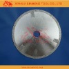 Accurate cut electroplated diamond saw blade