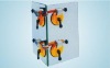 Adjustable angle suction plate